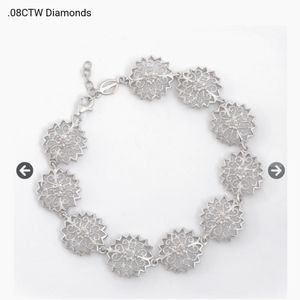 .08ctw women's diamond bracelet